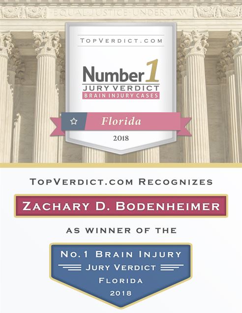Number 1 Jury Verdict - Florida 2018